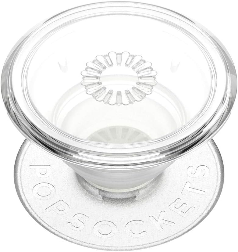 PopSockets Adhesive Phone Grip, Holder- Clear
