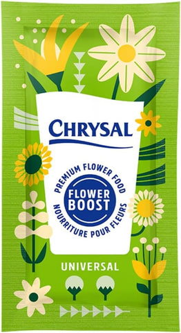 Chrysal Flower Boost – Clear Flower Food Packets for Flower Arrangements & Bouquets – Floral Supplies for Fresh Flowers – Fresh Flower Arrangements Supplies (10g - 100 Ct)