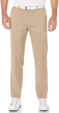 PGA Tour Men's Flat Front Active Waistband Golf Pant