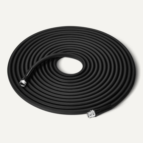 Amazon Basics Heavy-Duty Garden Water Hose, 50ft, Crush-Resistant Aluminum Couplings, Tangle-Free 360° Swivel, 500 PSI Burst Pressure
