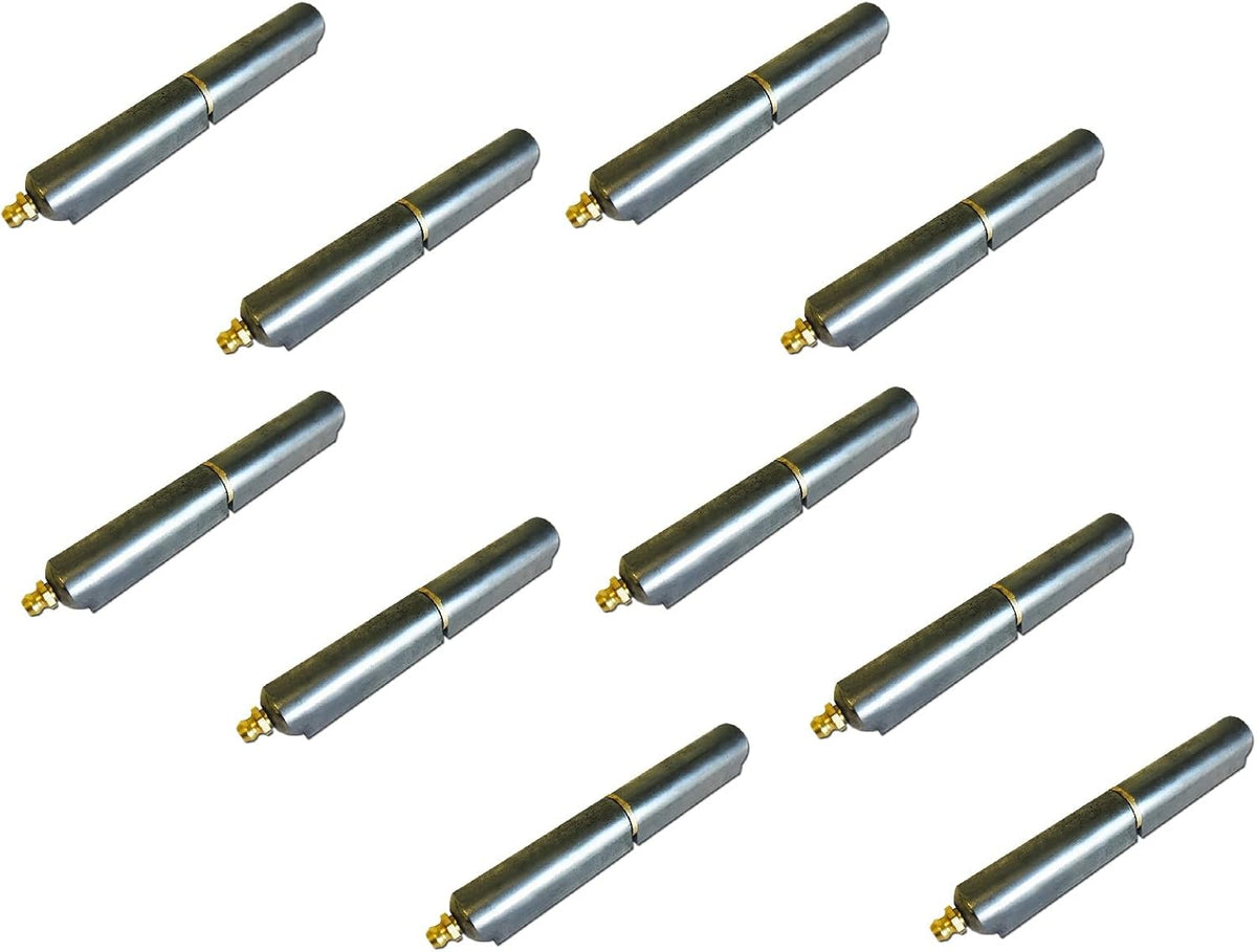 6" Bullet Hinge Steel Body & Pin, Brass Bushing & Grease Zerk 49753 (10)