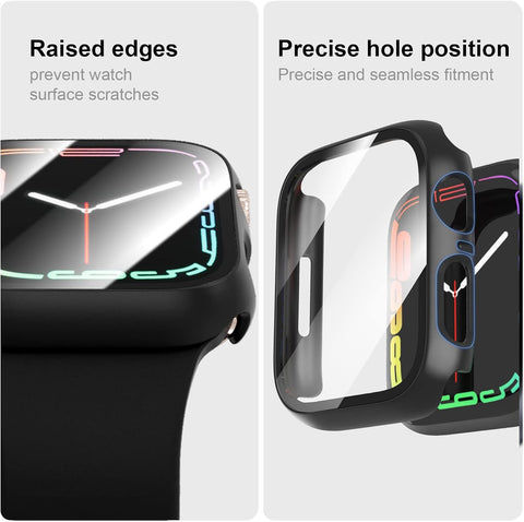 6 Pack Case with Screen Protector for Apple Watch SE3/SE2/SE/6/5/4 40mm