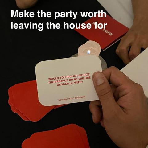 Don't Overthink It Conversation Card Game by We’re Not Really Strangers