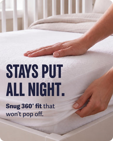 SafeRest Waterproof Crib Size Mattress Protector