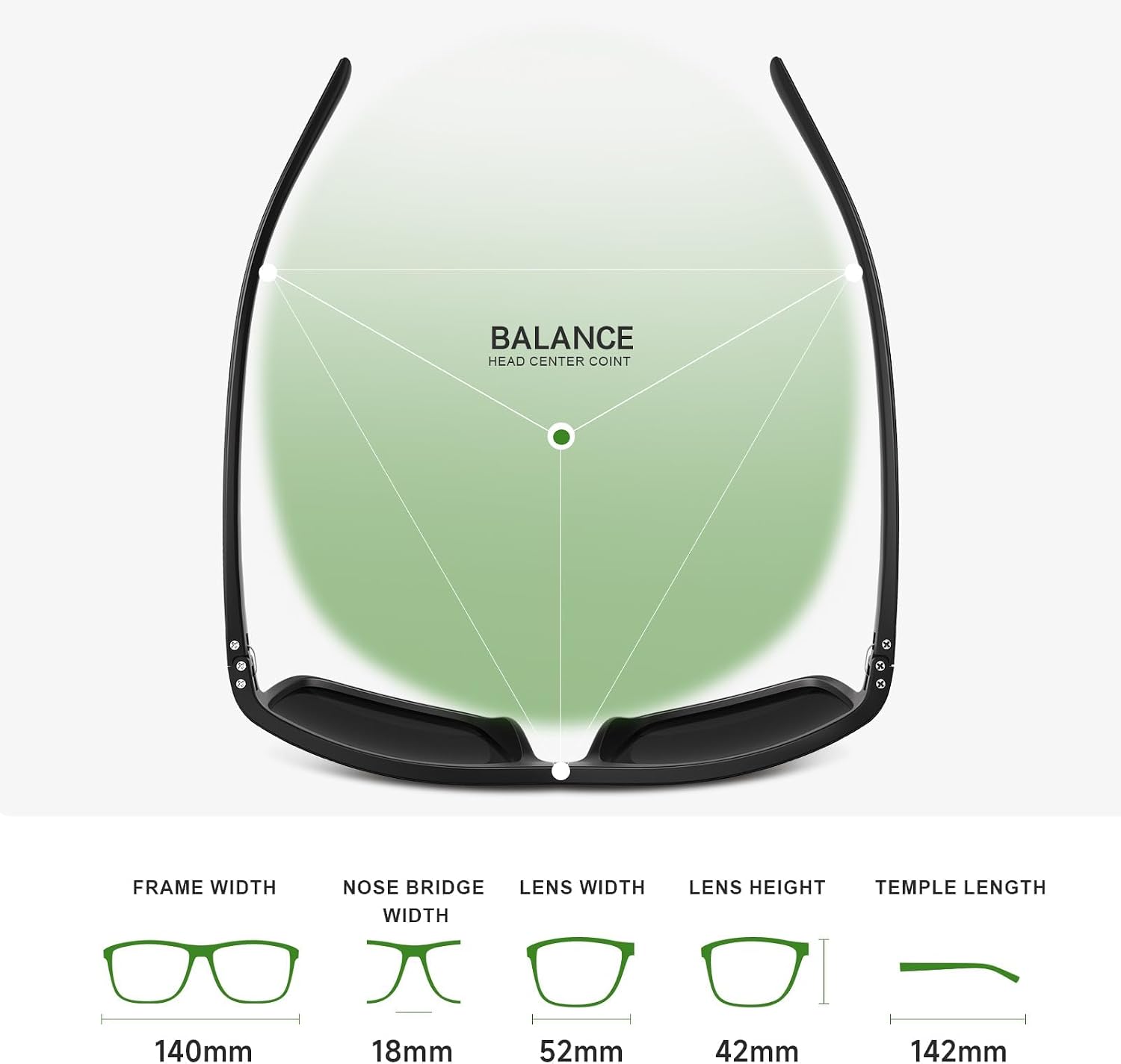 Fanshen Square Polarized Sunglasses for Men, 3 Pack Lightweight UV Protection Sun Glasses for Driving Fishing Golf