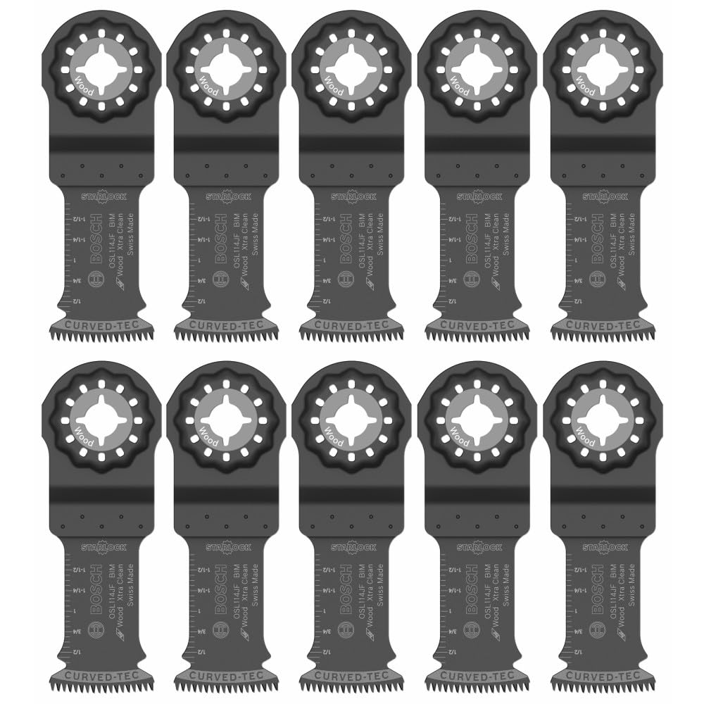 Bosch OSL114JF-10 1-1/4" Bi-Metal Blades for Multi-Tool (10-Pack)