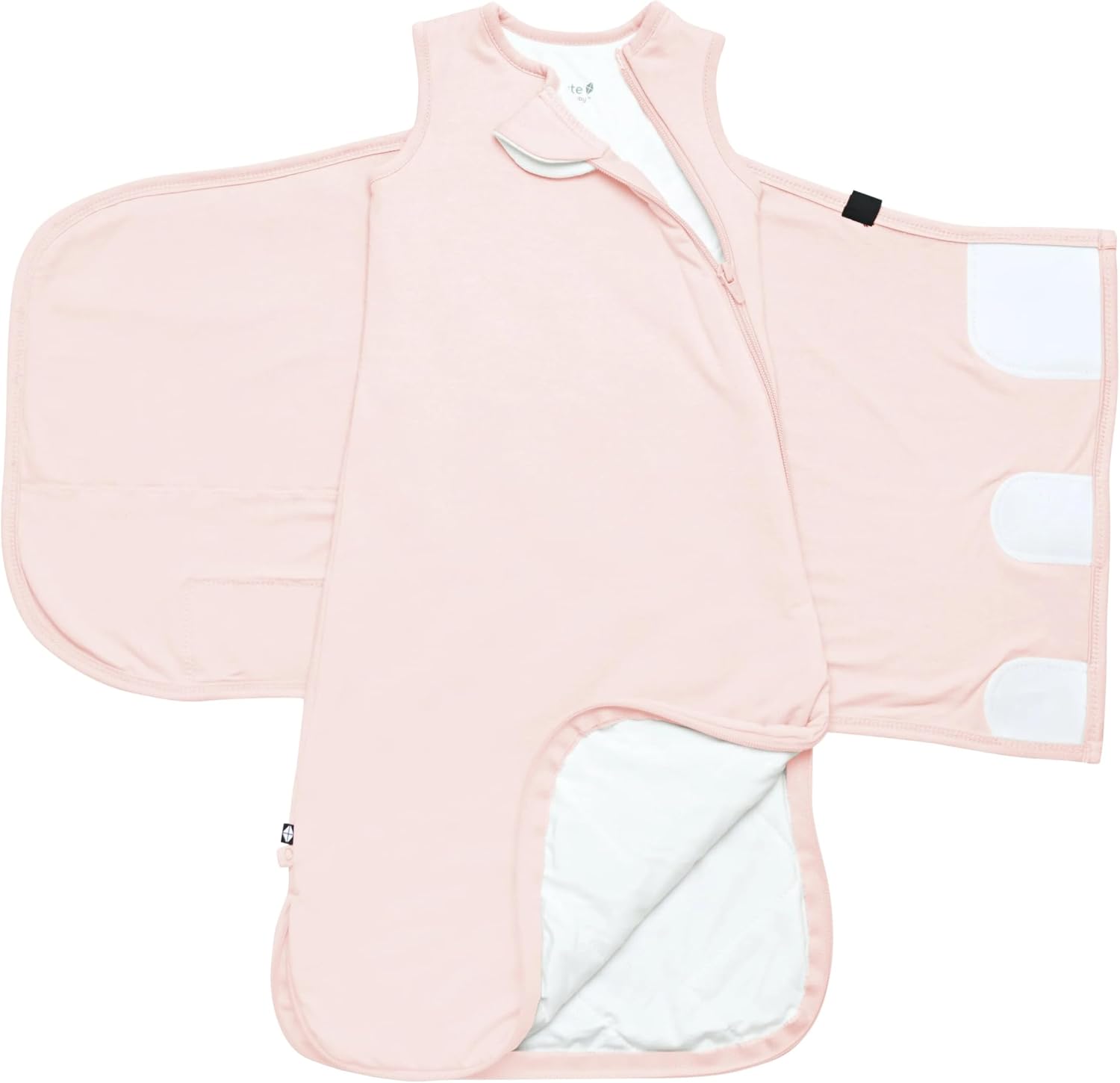 KYTE BABY Sleep Bag Swaddler with Dual Zipper, Removable Band, Rayon Made from Bamboo Transitional Nursery Essential