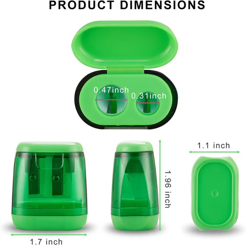 Sonuimy Pencil Sharpeners, 4 Pcs Pencil Sharpeners Manual