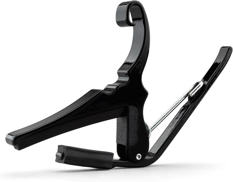 Kyser Quick-Change Guitar Capo for 6-string acoustic guitars, Black, KG6BA