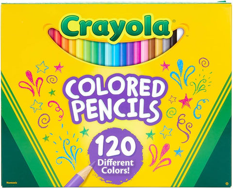 Crayola Colored Pencils Set for Kids (120ct), Cute School Supplies