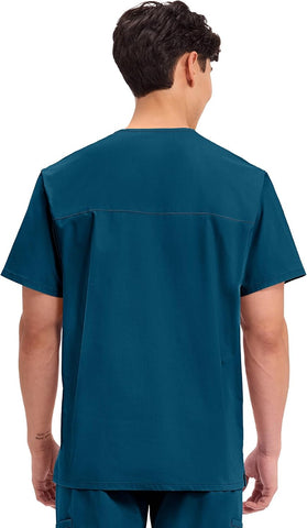 Cherokee WW Professionals Men's V-Neck Scrub Top 4 Pockets Medical Shirt