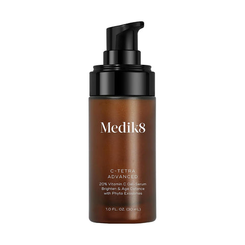 Medik8 C-Tetra Advanced Vitamin C Face Serum with Hyaluronic Acid | Lightweight Daily Facial Serum | Vegan 1.0 fl oz