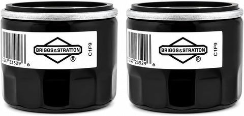 Briggs & Stratton 2 Pack Oil Filter, Genuine Replacement Part 492932, Compatible with Lawn Mower