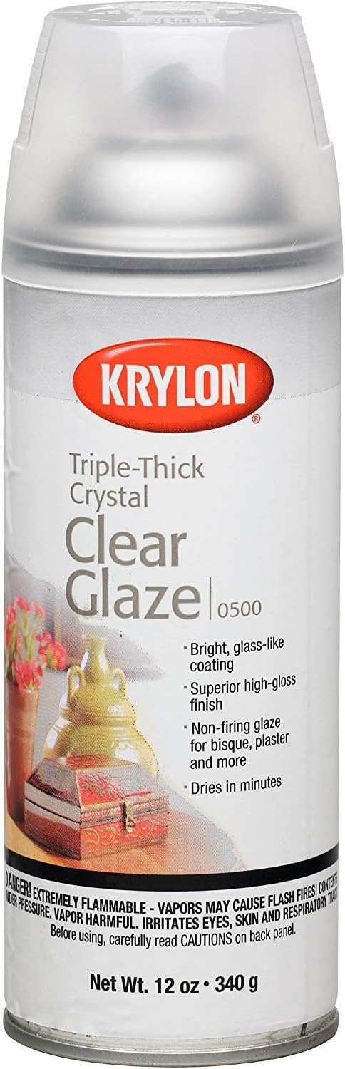 Krylon Industrial Spray Paint, Crystal Clear, Matte, Solvent, 11 oz K01311007-1 Each