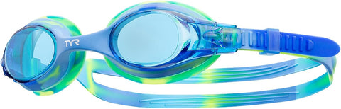 TYR Kids' Swimple Goggles - Colorful Swim Goggles for Beginners