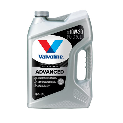 Valvoline Advanced Full Synthetic SAE 10W-30 Motor Oil 5 QT