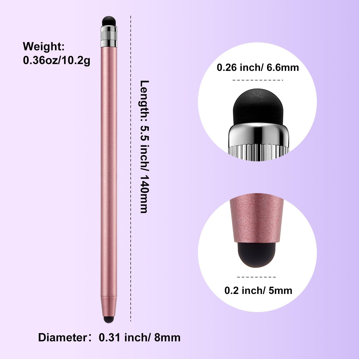 ChaoQ Stylus Pen for Touchscreen, 9pcs Stylus Pen for iPad iPhone Android