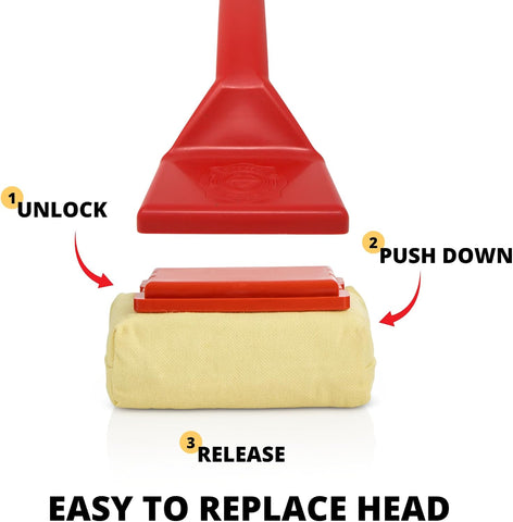Grill Rescue Grill Brush Replacement Head - Bristle Free Steam Refill
