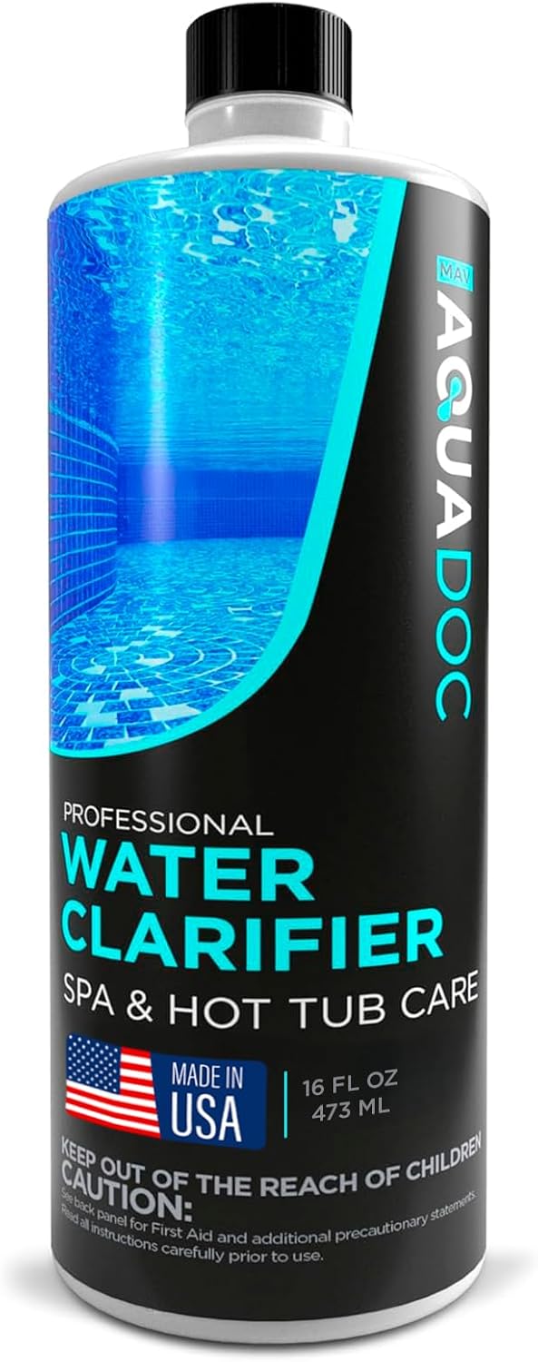AquaDoc Hot Tub Clarifier - Spa Clarifier for Cloudy Water Treatment 16oz