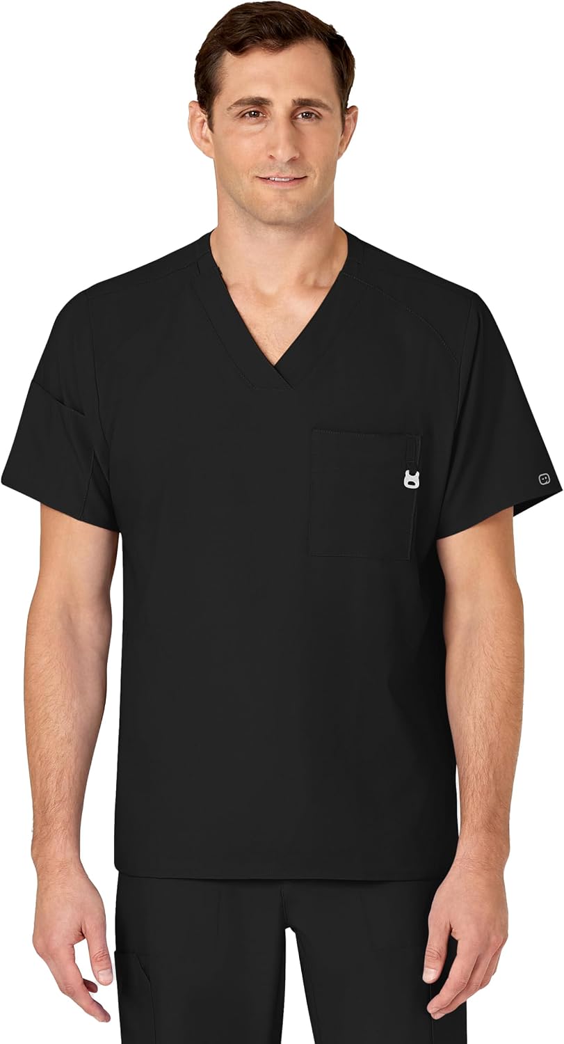 WINK W123 Men's V-Neck Scrub Top