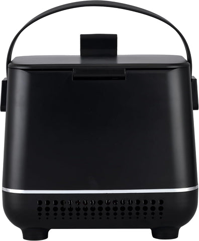 Frigidaire EFMIS308 Top Opening 6 Cans/4L Beverage Insulated Fridge Or Cooler Up To 8 Hrs, With Wall And Car Outlet (Black) (Renewed)