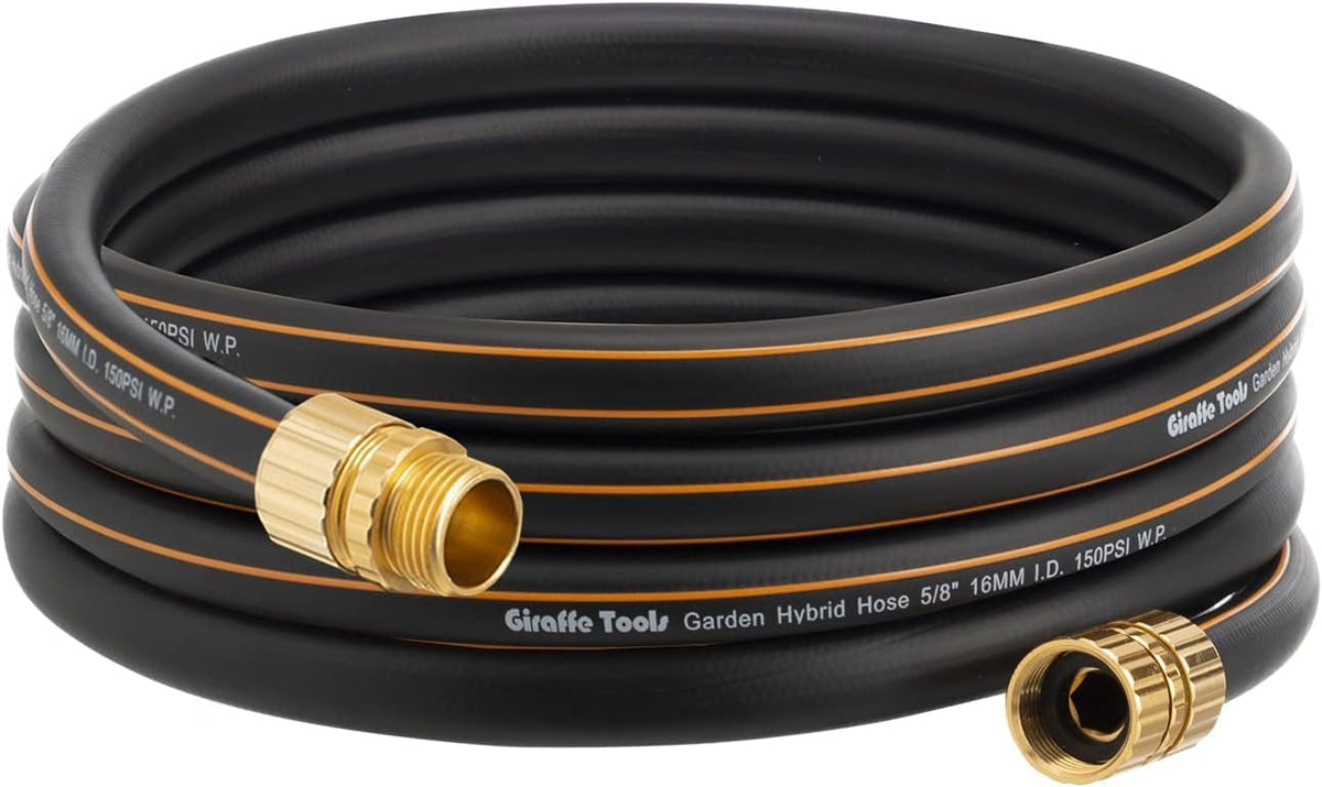 Giraffe Tools Garden Hose 5/8", 15ft Short Garden Hose