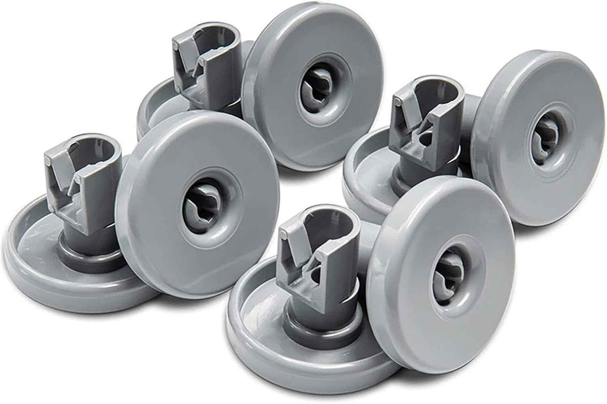 8-Pack 50286965004 Dishwasher Lower Basket Wheels，Gray, Compatible with Electrolux, AEG, Zanussi, IKEA, and more