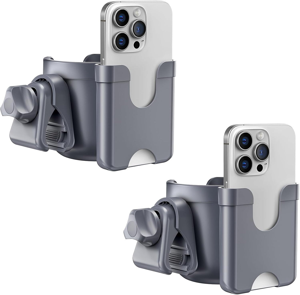 2-Pack Cup Holder for Walker: Wheelchair Cup Holder for Seniors and Adults