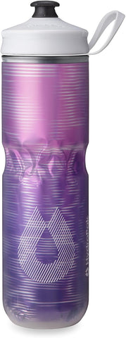 HydraPak Polar Sport Insulated Water Bottle (24oz, Pulse Purple)