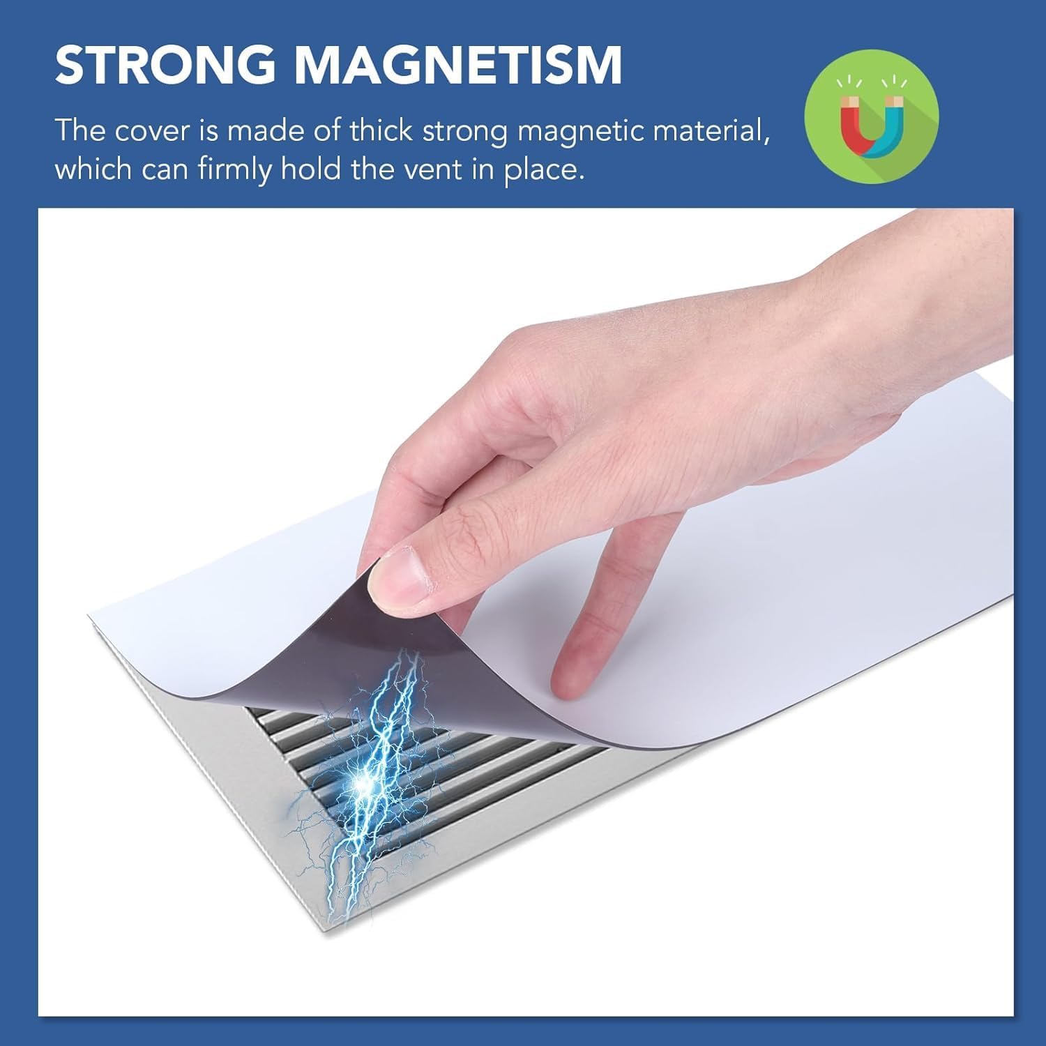 DIYMAG Magnetic Vent Covers-8" x 15.5",8 Pack Vents Cover