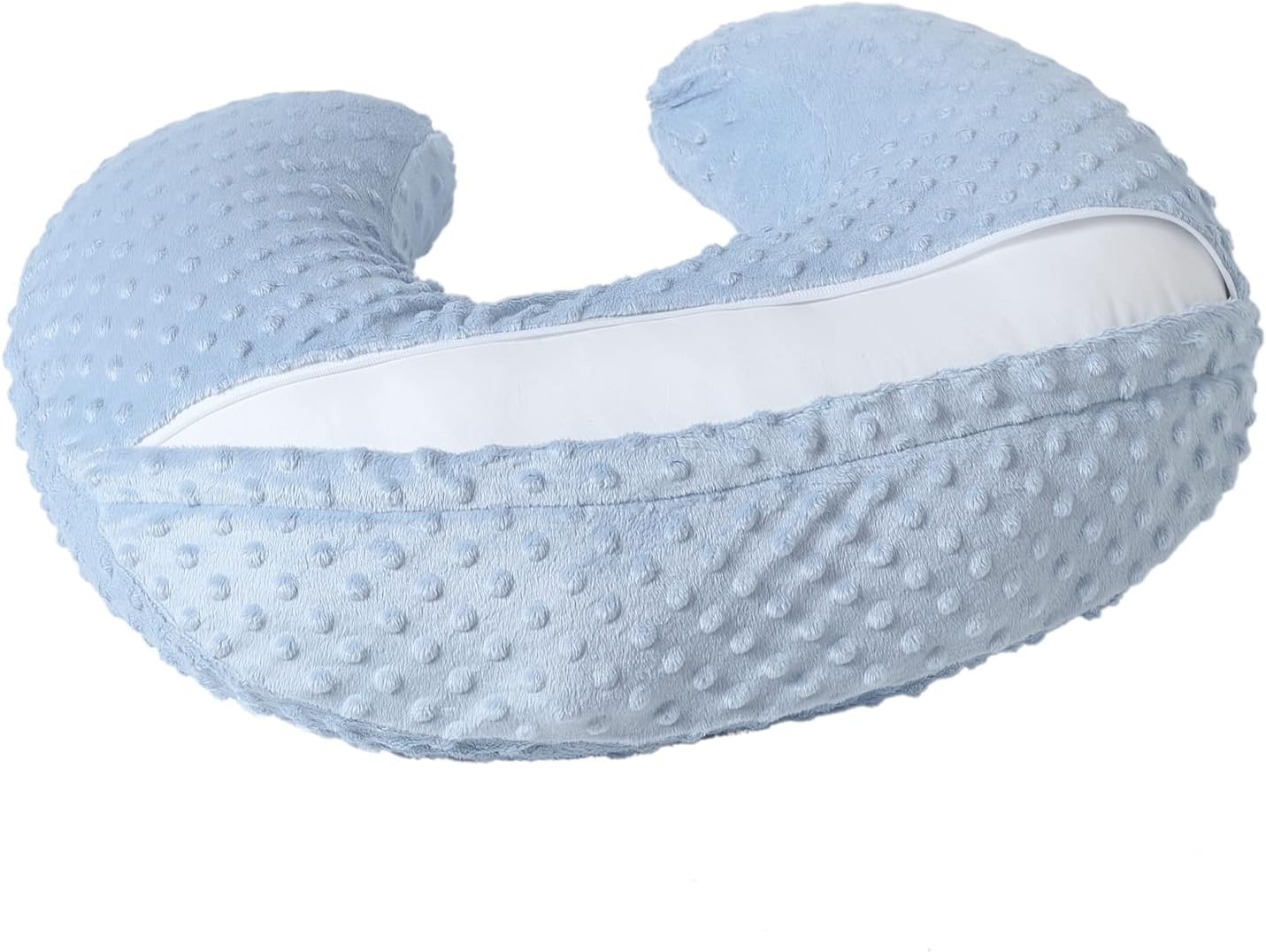 Nursing Pillow and Body Positioner with Premium Slipcover