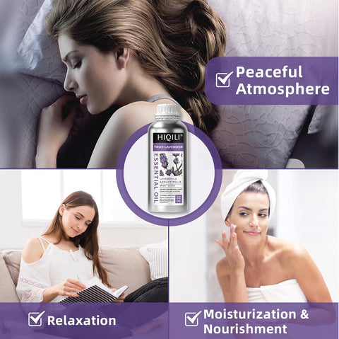 HIQILI Lavender Essential Oil for Aromatherapy, Candle & Soap Making