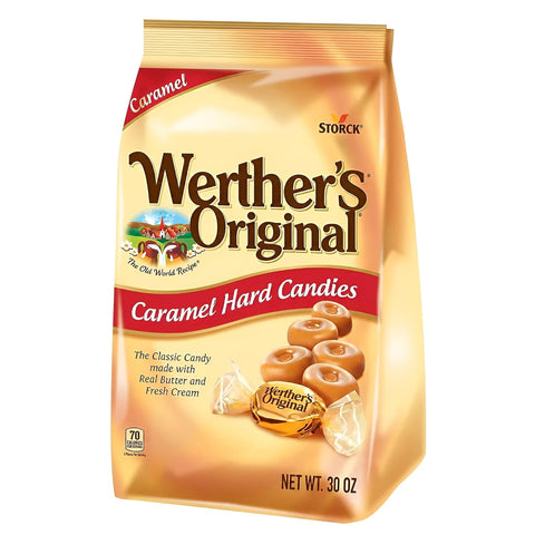 Werther's Creamy Caramel Filled Hard Candies (Case of 12)