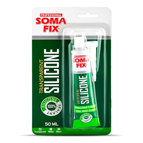 Clear Silicone Caulk (No Gun Needed) Flexible & Waterproof Caulking Tube