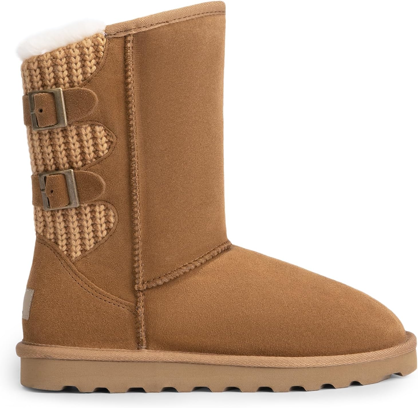 DREAM PAIRS Women's Mid Calf Winter Snow Boots