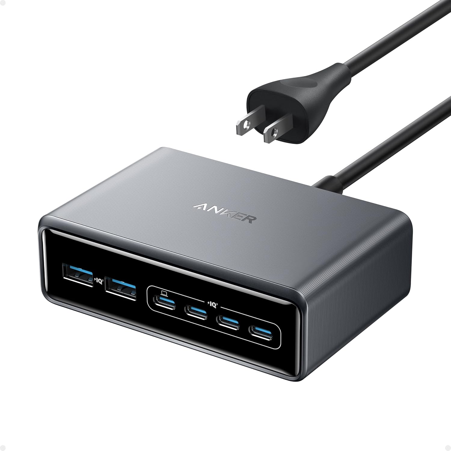 Anker Prime Charging Station, 200W 6-Port GaN Desktop Charger