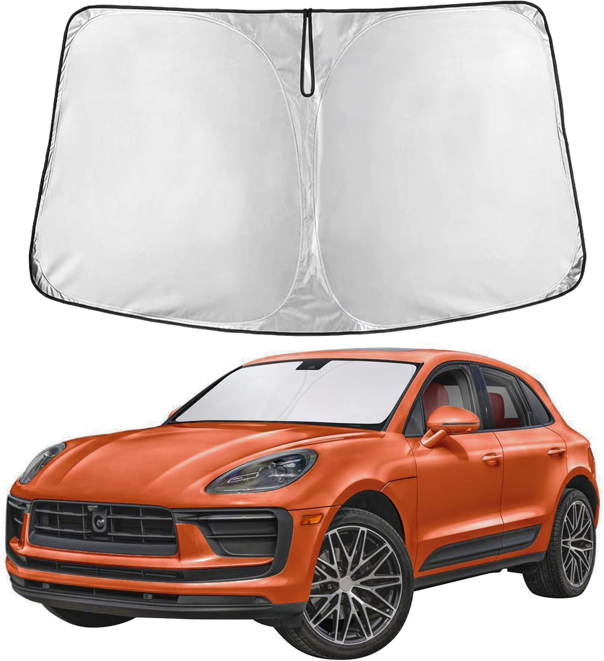 EcoNour Windshield Sunshade Compatible for Porsche Macan 2014-2025 2026