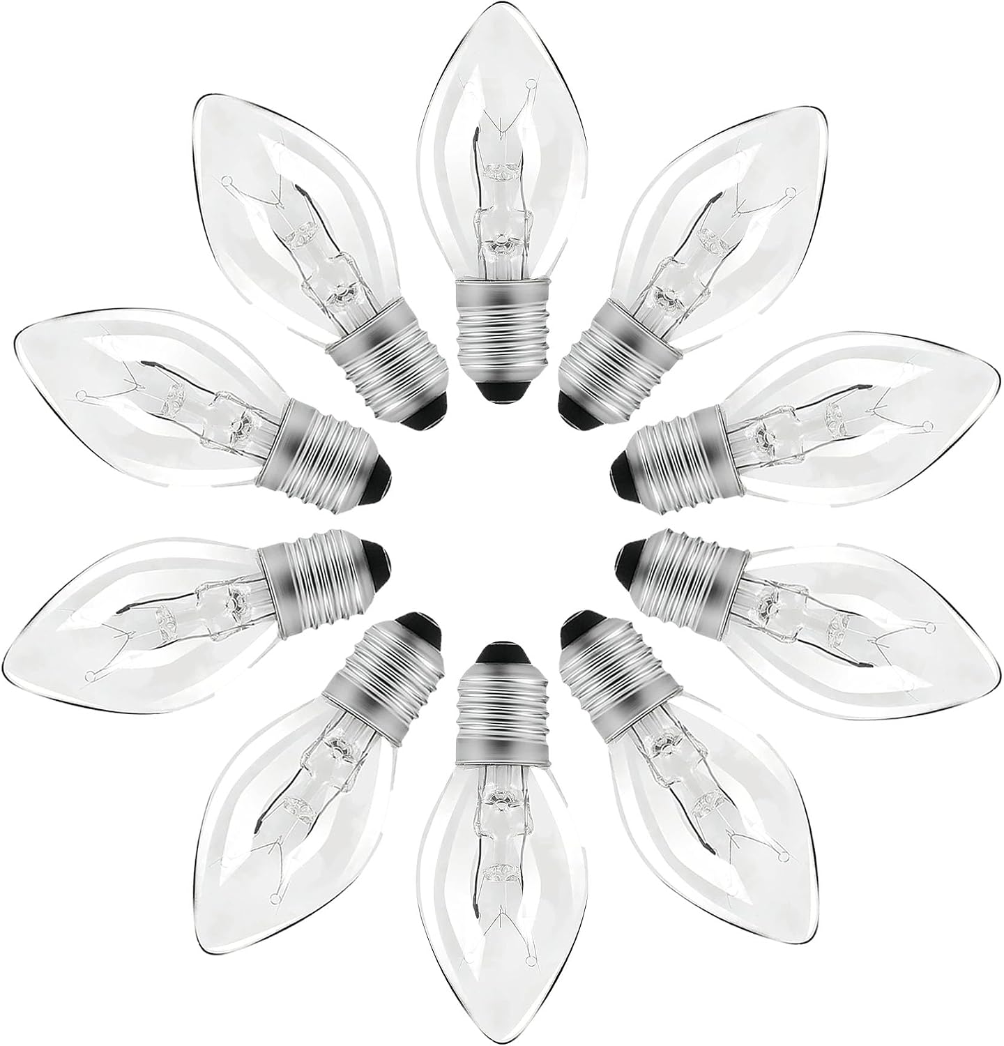 Original Flea Trap Light Bulbs Replacement, 7W, 10 Pack
