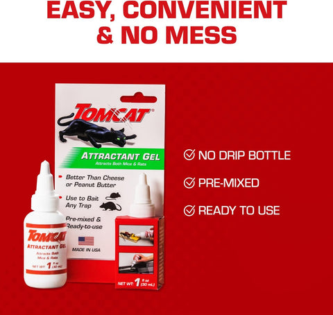 Tomcat Attractant Gel, Bait for Mouse Traps and Rat Traps, 1 oz.