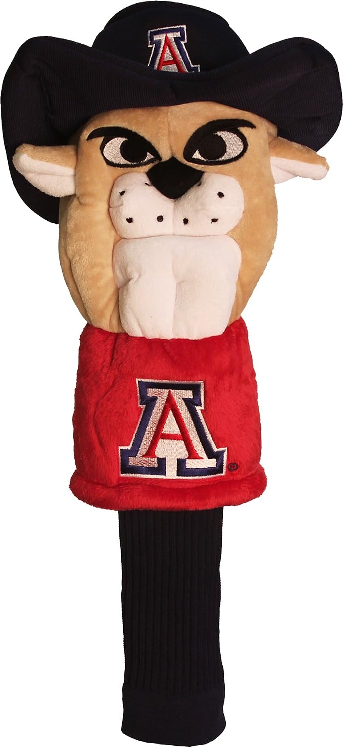 Team Golf NCAA Mascot Head Cover Mascot Golf Club Headcover, Fits most Oversized Drivers, Extra Long Sock for Shaft Protection, Officially Licensed Product