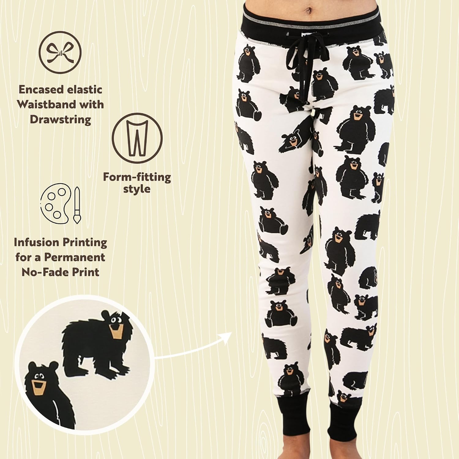 Lazy One Women's Leggings and Tees, Pajama Separates, Cozy Loungewear for Women