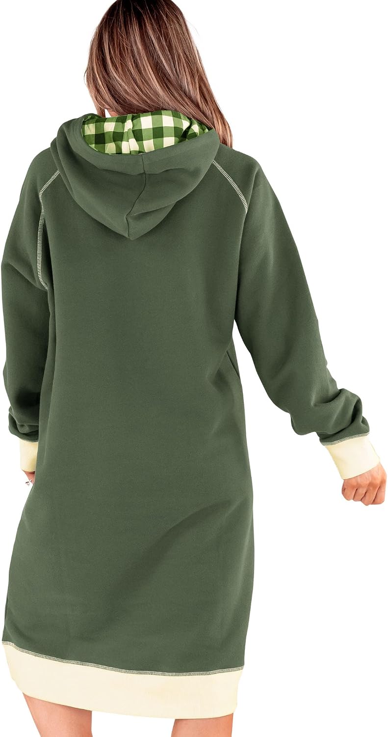 LazyOne Oversized Hoodie Sweatshirt, Comfortable Sleepwear, Sweater Dresses