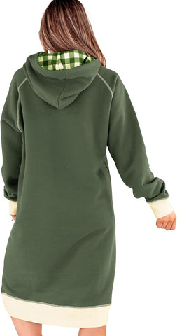 LazyOne Oversized Hoodie Sweatshirt, Comfortable Sleepwear, Sweater Dresses