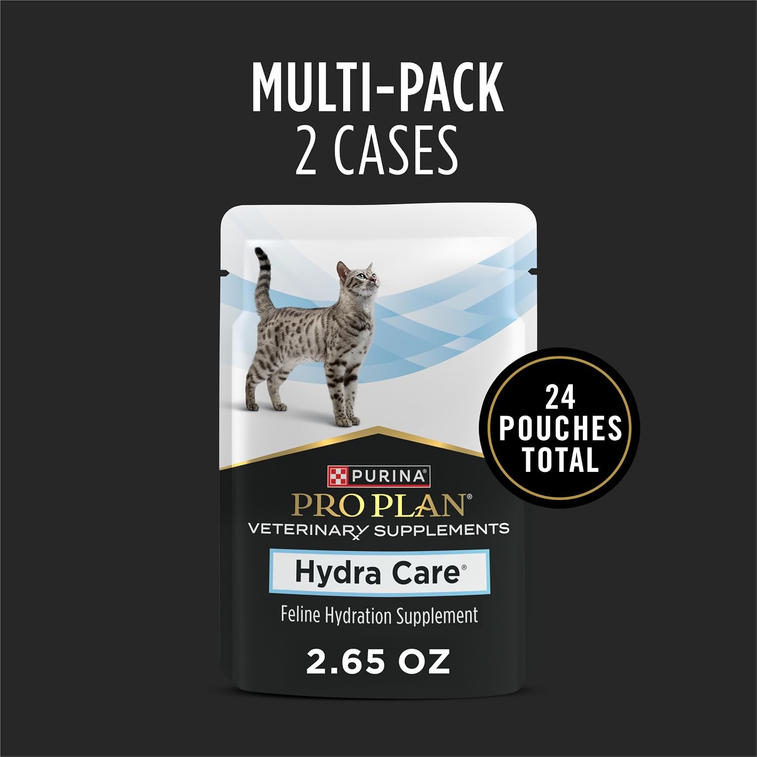 Purina Pro Plan Veterinary Supplements Hydra Care Cat Hydration Supplement, Nutrient-Enriched Water for Cat Health and Urinary Support