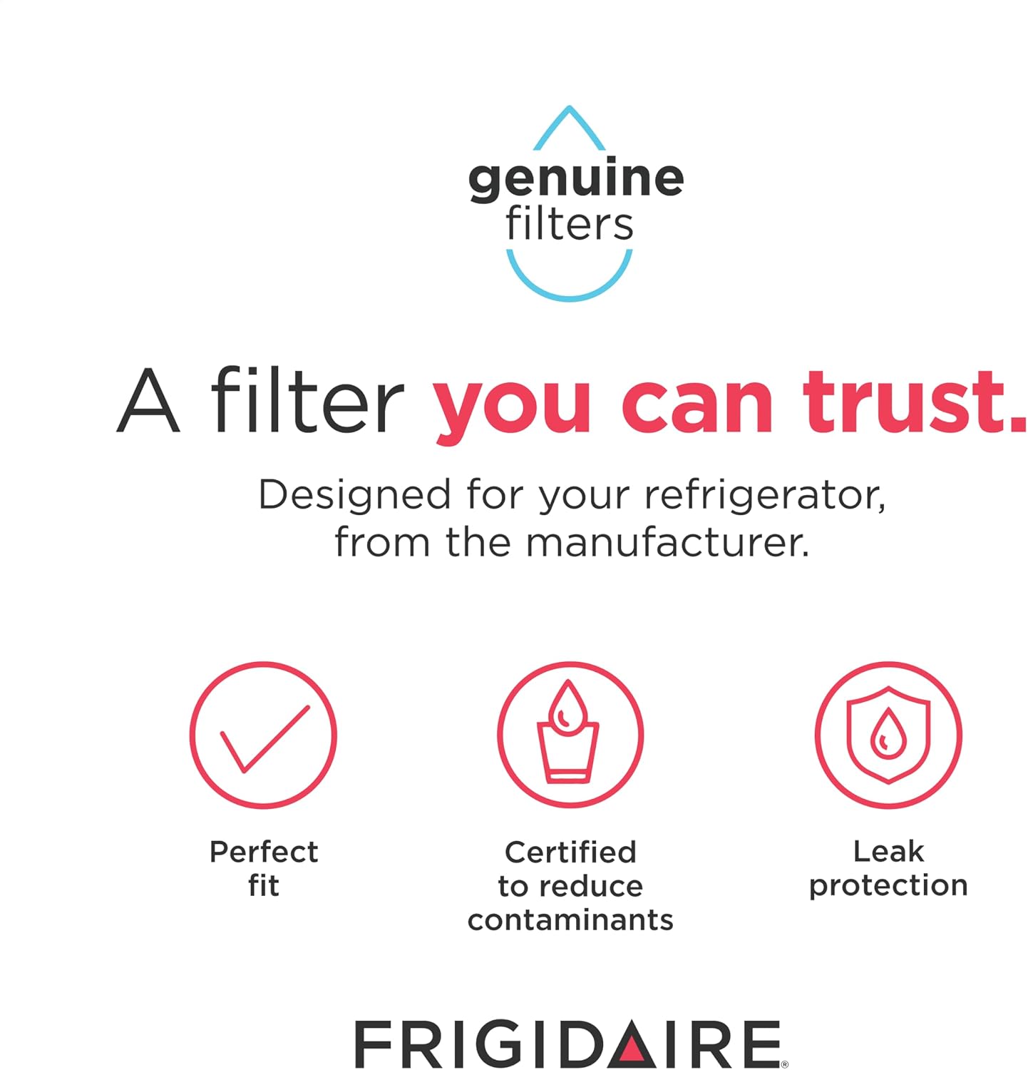 Frigidaire PurePour® PWF-1 (FPPWFU01) & PureAir® AF-2 (FRGPAAF2) Water & Air Filter Combo Kit