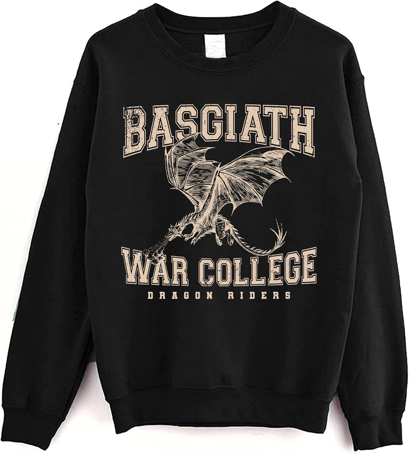 Basgiath War College Sweatshirt - Fourth Wing Book Dragon Rider Violet Sorrengail Sweater