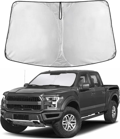 EcoNour Windshield Sunshade Compatible for Ford F150 2015-2018 2019 2020