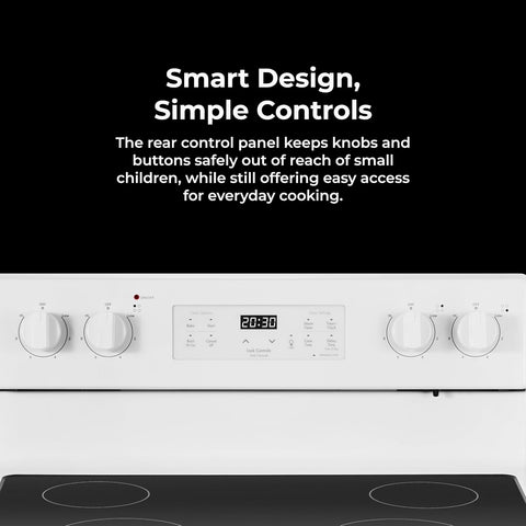Kenmore 5.2 cu ft. Rear Control Electric Range - White