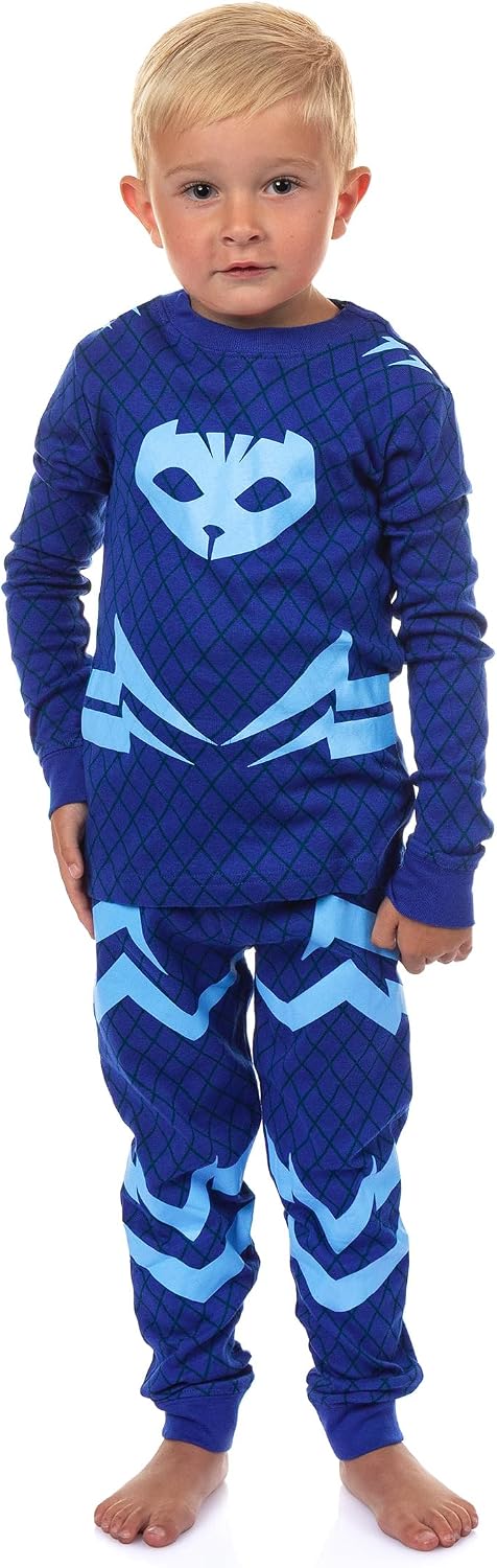 PJ Masks Toddler Girls' Boys' Catboy Character Costume Sleep Pajama Set