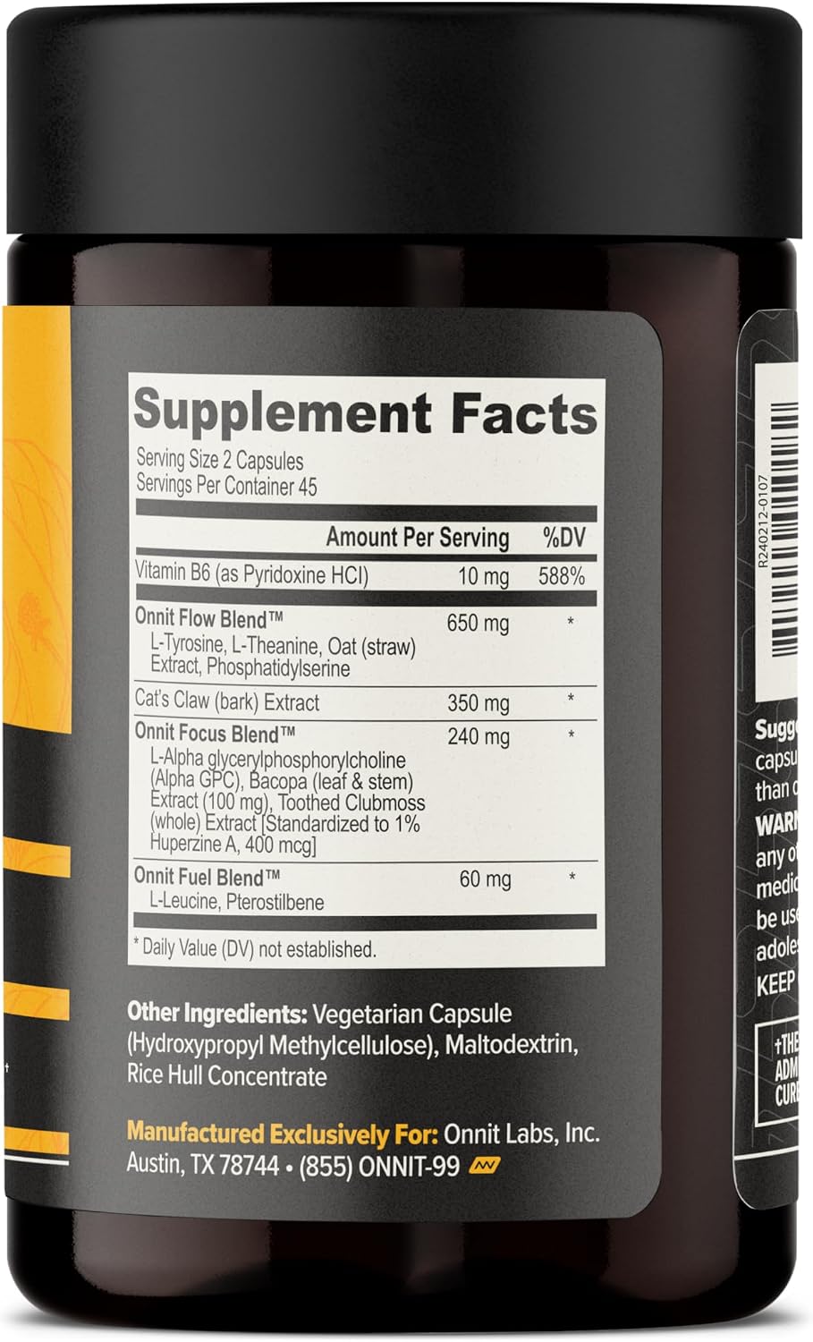 ONNIT Alpha Brain 90ct + Shroom Tech Sport 28ct Bundle, Focus & Energy
